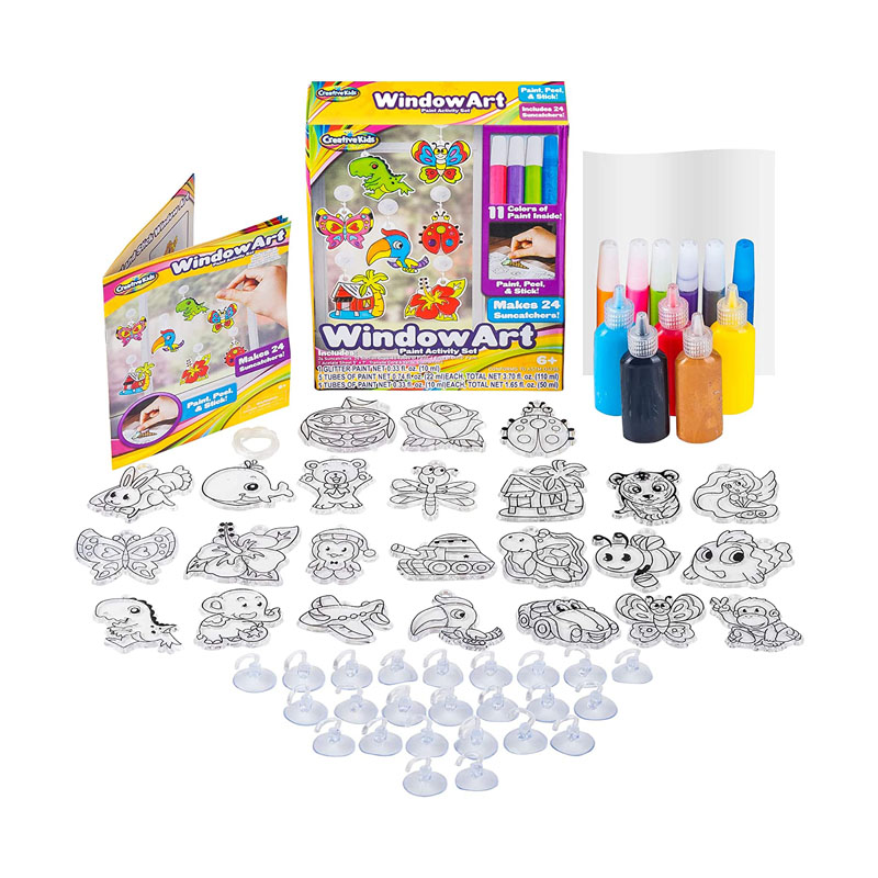 Tieqa Paint Art Stikers Kids DIY Art Crafts